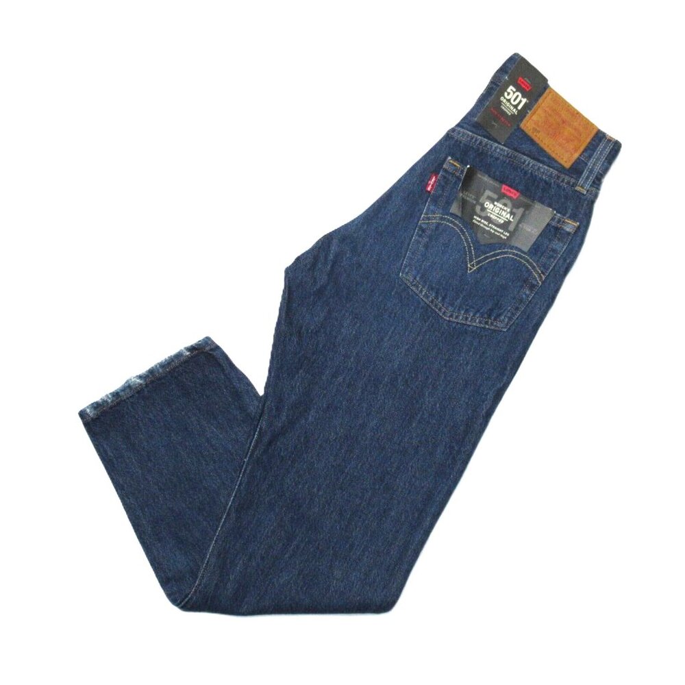 NWT Levi's 501 Original in Market Grammar Destroyed High Rise Straight Jeans 25 - Picture 10 of 10